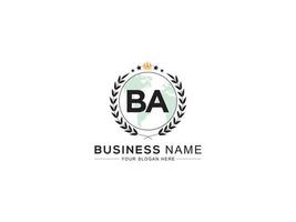 professionnel ba affaires logo, unique ba logo lettre vecteur icône