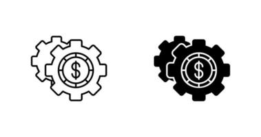 icône de vecteur de gestion de l'argent