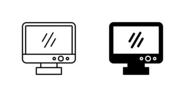 icône de vecteur de moniteur