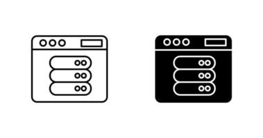 icône de vecteur de serveur