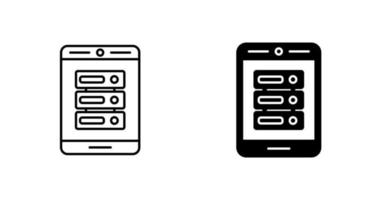 icône de vecteur de dataphone