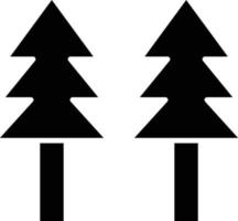 vecteur conception pin arbre icône style