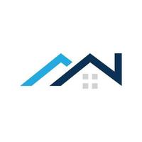 création de logo immobilier, signe de la société. vecteur de logo