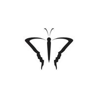 création d'icône de vecteur de modèle de logo de papillon de beauté