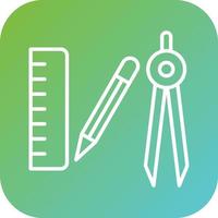 mathématiques outils vecteur icône style