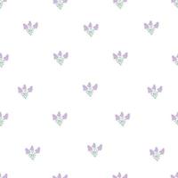 joli motif floral simple dans la petite fleur. texture vectorielle continue. modèle élégant pour les impressions de mode, textile, papier peint. impression avec de petites fleurs bleues. fleurs de printemps, fleurs d'été. vecteur