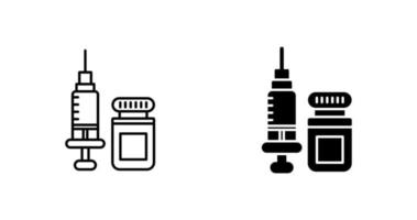 icône de vecteur de vaccin