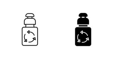 icône de vecteur de bouteille écologique