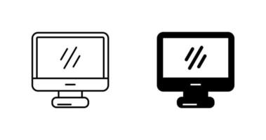 icône de vecteur de moniteur