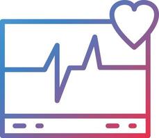 vecteur conception cardiogramme icône style