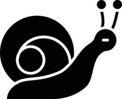 vecteur conception escargot icône style