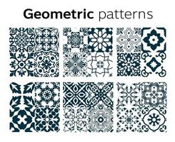 conception de motifs géométriques en illustration vectorielle vecteur