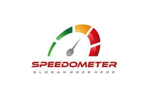 Compteur de vitesse -Speed ​​Logo vecteur