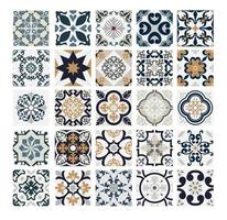 carreaux vintage motifs portugais conception sans couture antique en illustration vectorielle vecteur