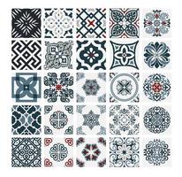 carreaux vintage motifs portugais conception sans couture antique en illustration vectorielle vecteur