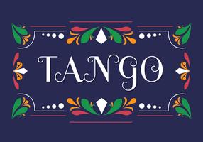 Tango dans le vecteur de Fileteado