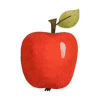 ensemble de pommes, en bonne santé végétalien illustration avec des fruits vecteur