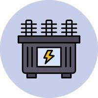 icône de vecteur de transformateur