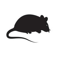 Souris animal symbole Facile icône, illustration conception modèle vecteur