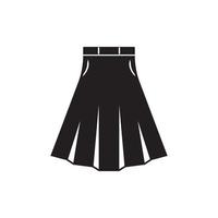 jupe symbole icône, logo illustration conception modèle vecteur