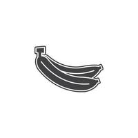 vecteur banane vecteur icône