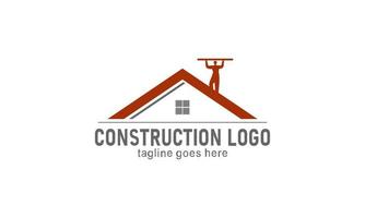 Accueil construction entreprise logo vecteur