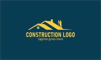 Accueil construction entreprise logo vecteur