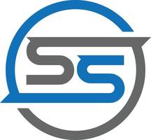 Créatif ss logo vecteur