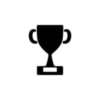 gagnant trophée tasse vecteur icône
