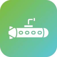 sous-marin vecteur icône style