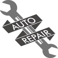 logo et affaires carte modèle, disposition pour auto service, réparation service, système administrateur, voiture service. vecteur