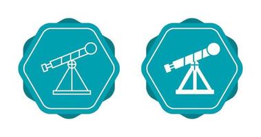 icône de vecteur de télescope