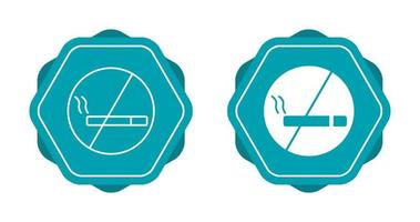 icône de vecteur de signe non fumeur