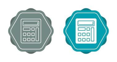 icône de vecteur de calculatrice