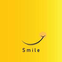 conception de modèle de sourire icône logo vector