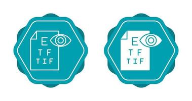 icône de vecteur de test oculaire