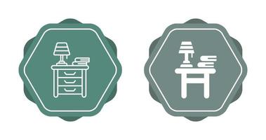 icône de vecteur de table de chevet