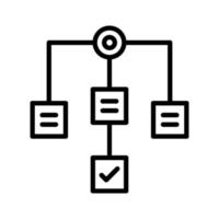 icône de vecteur de flux de travail