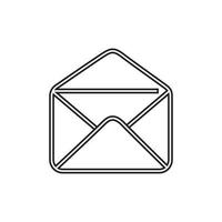 enveloppe icône vecteur. courrier illustration signe. lettre symbole. Publier logo. vecteur