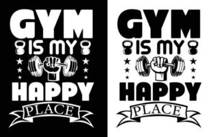 le Gym est mon content lieu, content endroit devis, endroit devis, aptitude inspiration, devis, vecteur