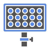 LED panneau vecteur icône style