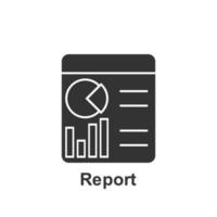 en ligne commercialisation, rapport vecteur icône