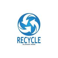 recycler icône - recyclage symbole réutilisation vecteur graphique logo