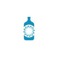icône de bouteille dans un design plat tendance vecteur