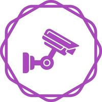 icône de vecteur de vidéosurveillance