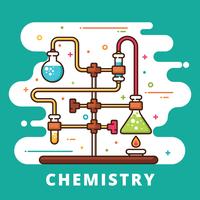 Illustration de la chimie vecteur