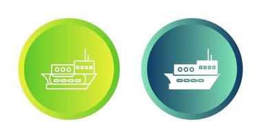icône de vecteur de navire de livraison