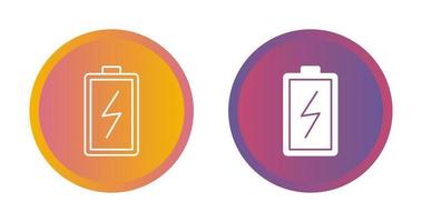 icône de vecteur de charge de la batterie