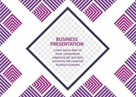 modèle de conception de présentation d'entreprise. parfait pour les brochures, la promotion marketing, les infographies, etc. vecteur