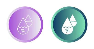 icône de vecteur d'humidité